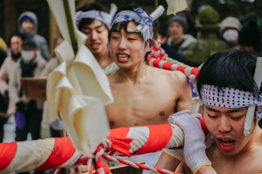 [ 日本 / 秋田 ] 新山神社裸祭_零度下赤裸裸的男子漢們